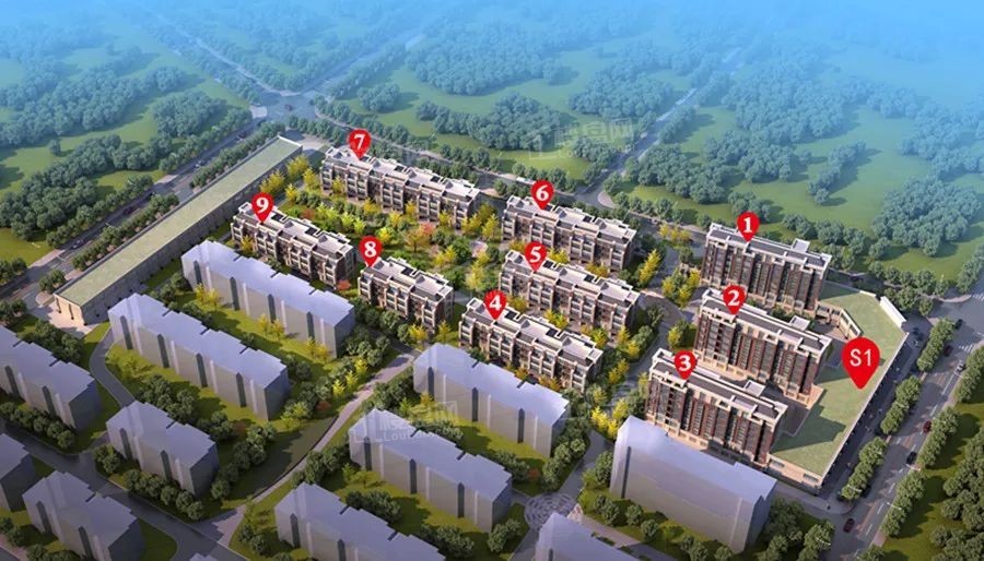 华泰山南福第花园效果图