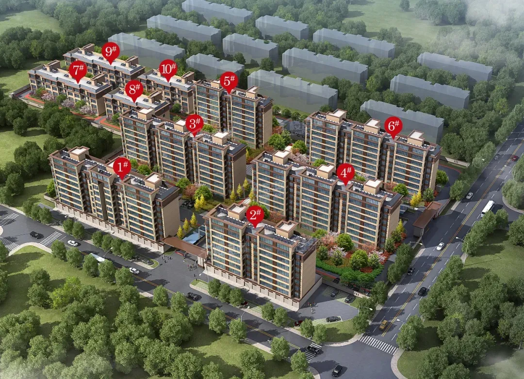 华泰山南福第花园效果图