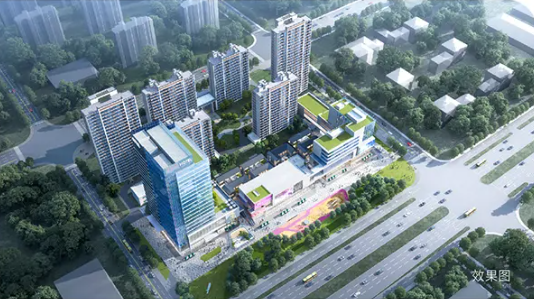 为福万和中心效果图