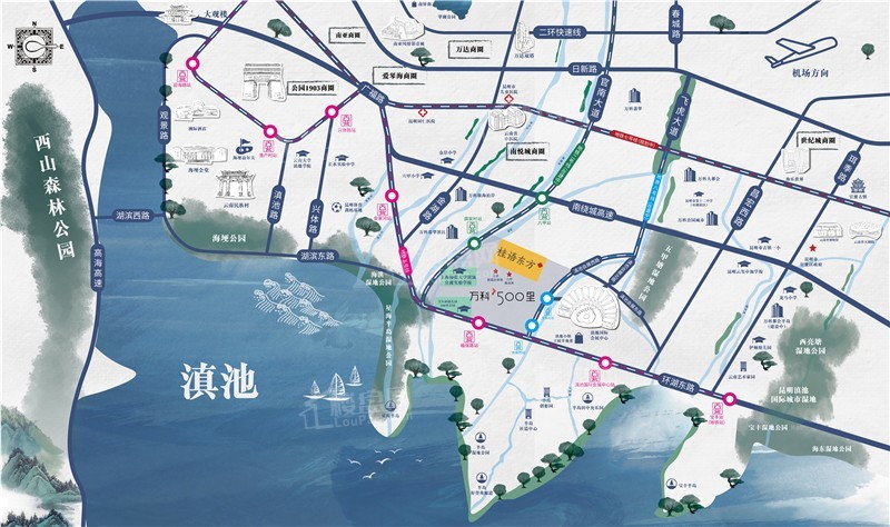万科桂语东方位置图