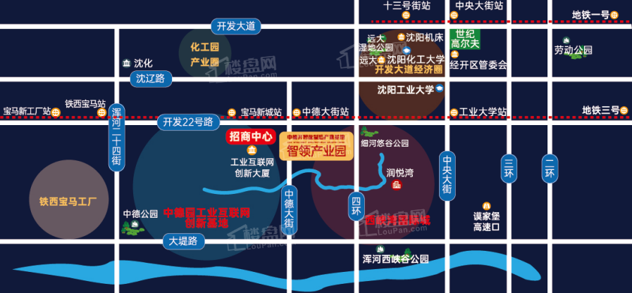 中德开智能智造产业基地-智领产业园位置图
