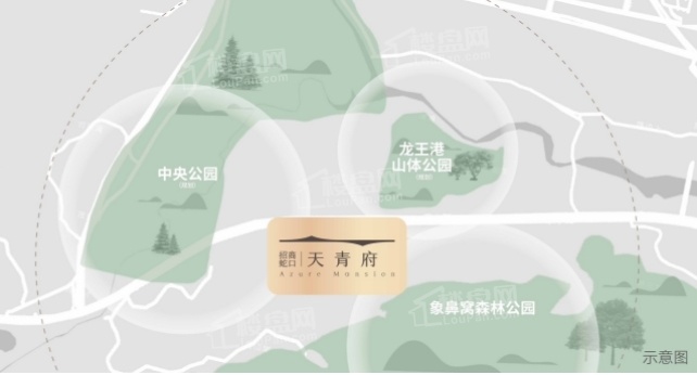 招商蛇口天青府位置图