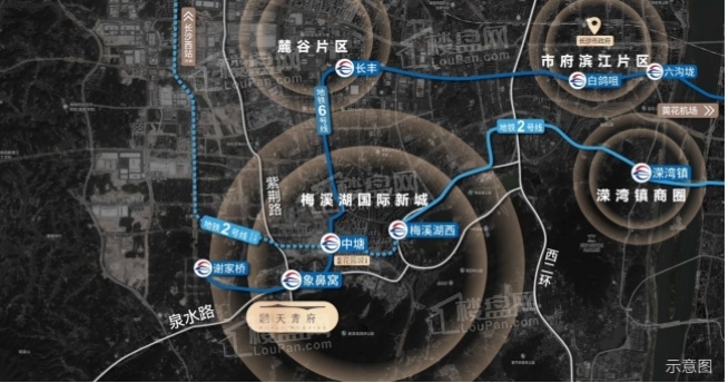 招商蛇口天青府位置图