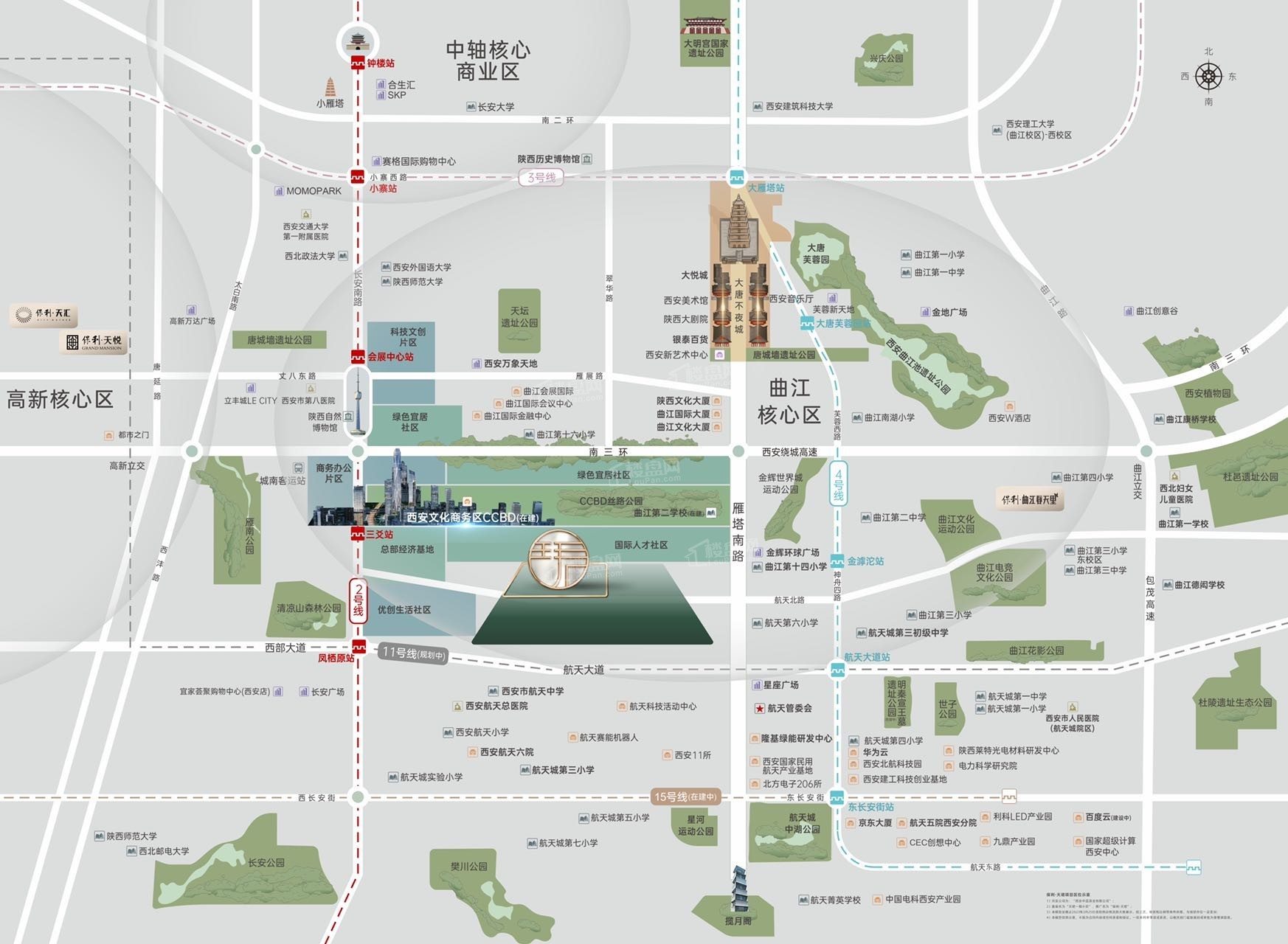 保利天珺商铺位置图