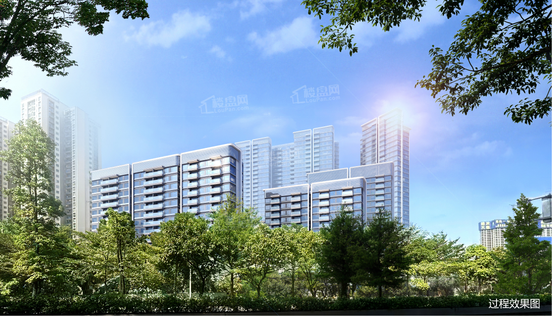 越秀星汇灯湖效果图