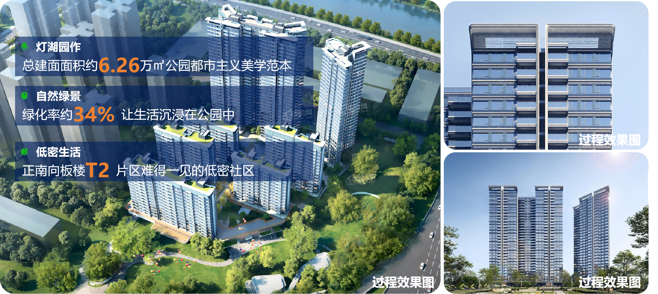 越秀星汇灯湖效果图