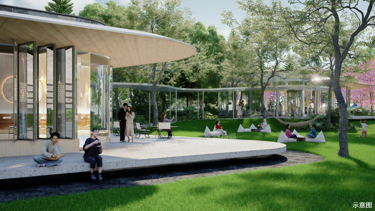 越秀星汇灯湖效果图