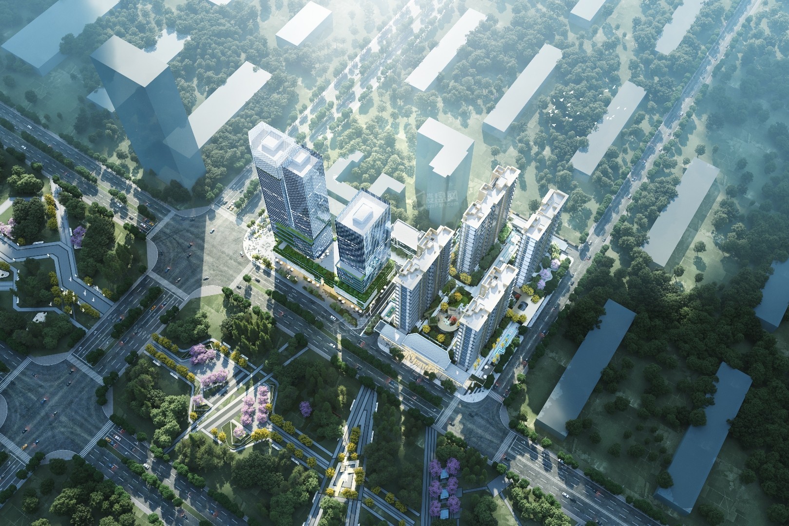 旭景丰颢园效果图