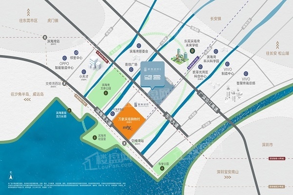 滨海润府望雲位置图