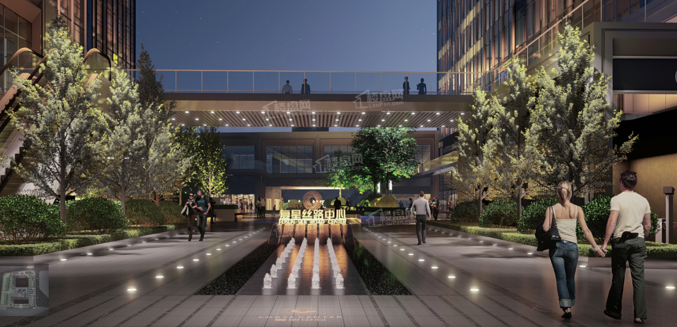 复星丝路中心商铺效果图