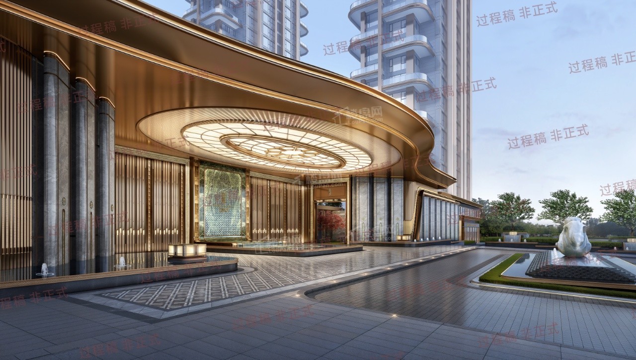 邦泰曲江观宸效果图