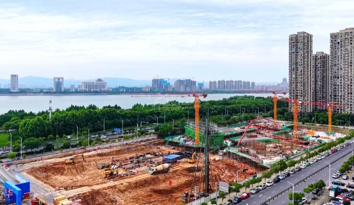锦瀚江投春天实景图