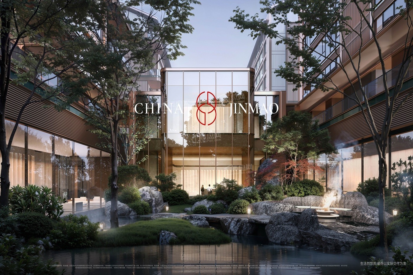 金茂璞逸云湖效果图