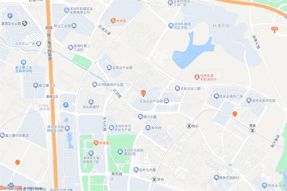 天安云谷里位置图
