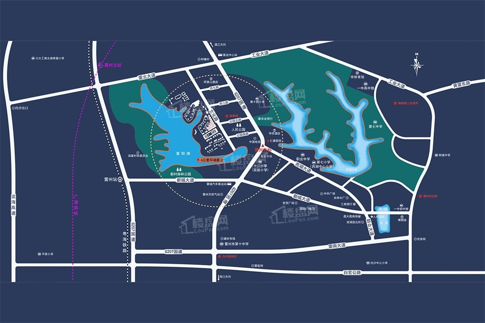 樟树湾三期·金樟华庭位置图