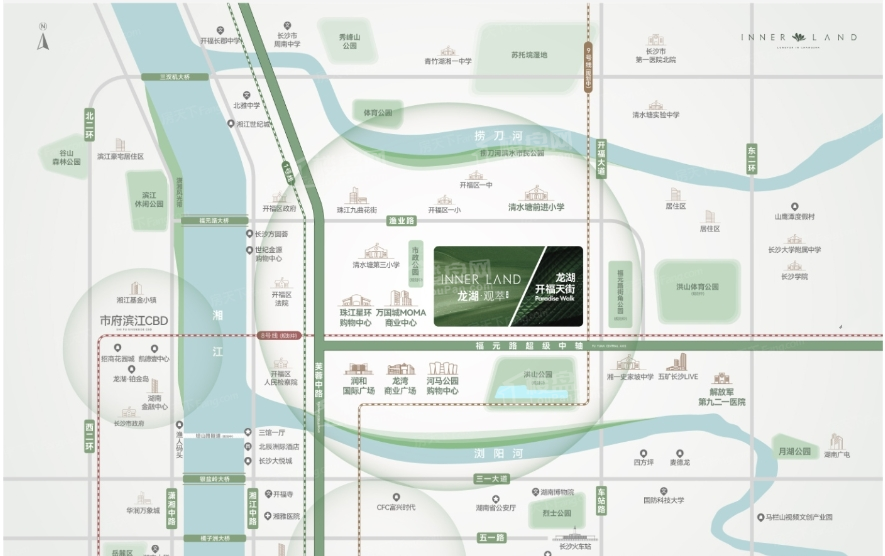 龙湖·观萃位置图