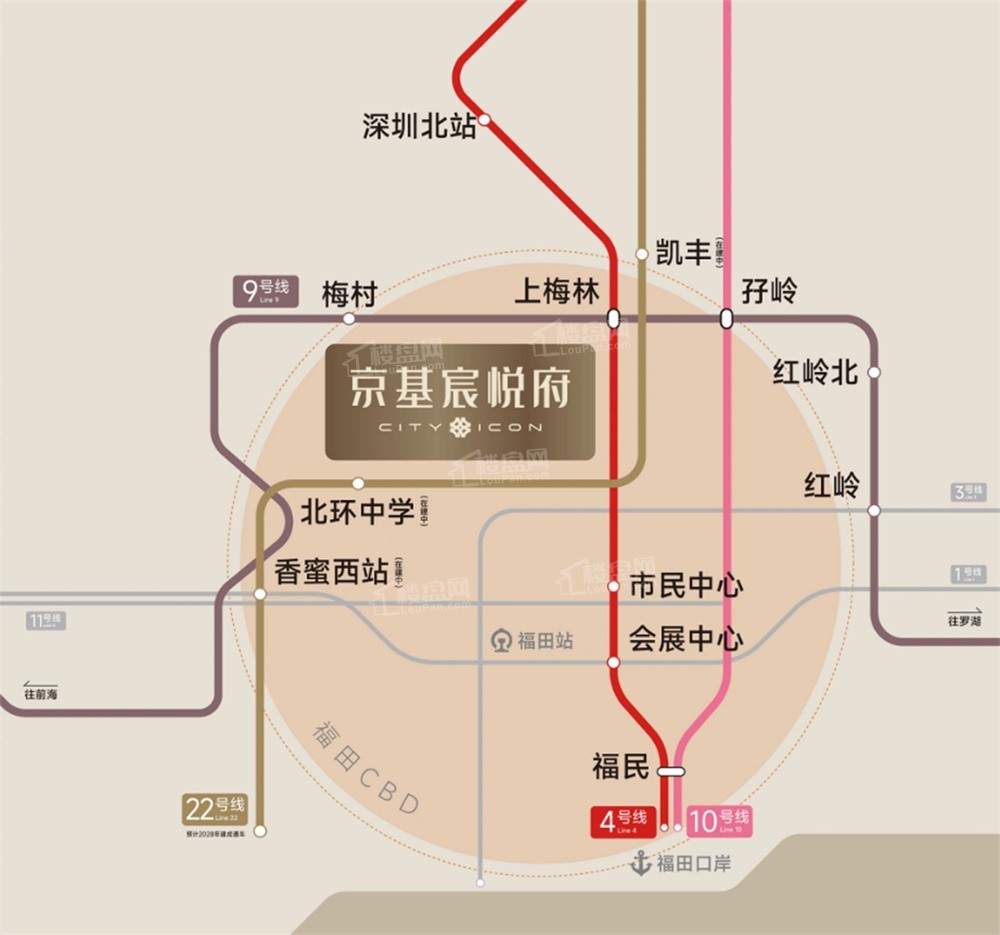 京基宸悦府位置图