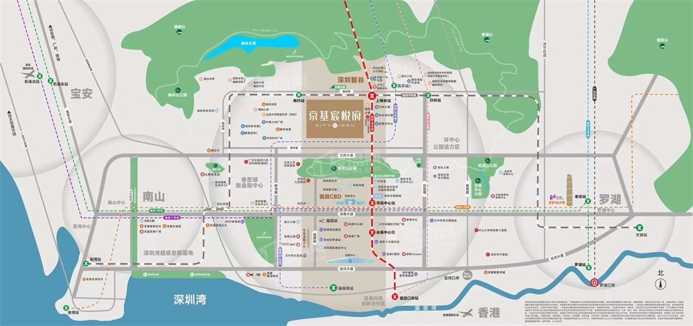 京基宸悦府位置图