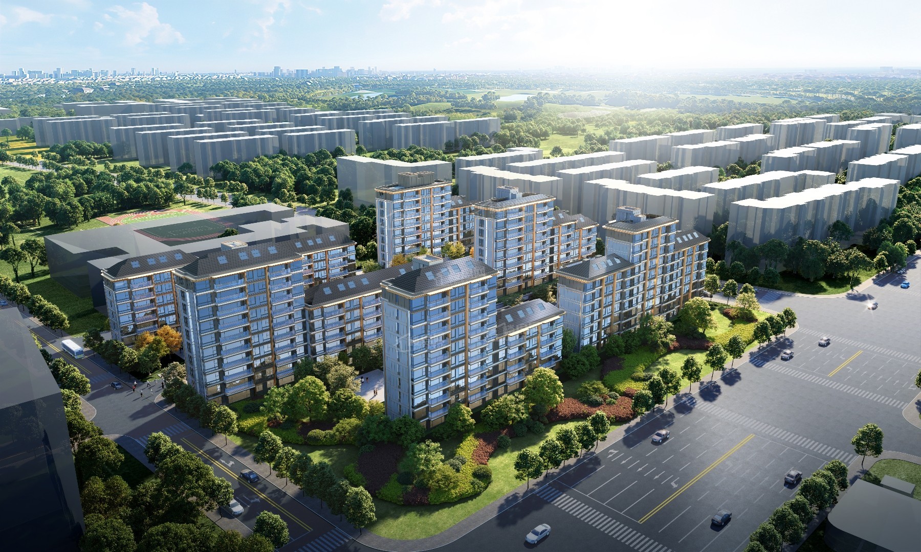 金地·梅江印效果图