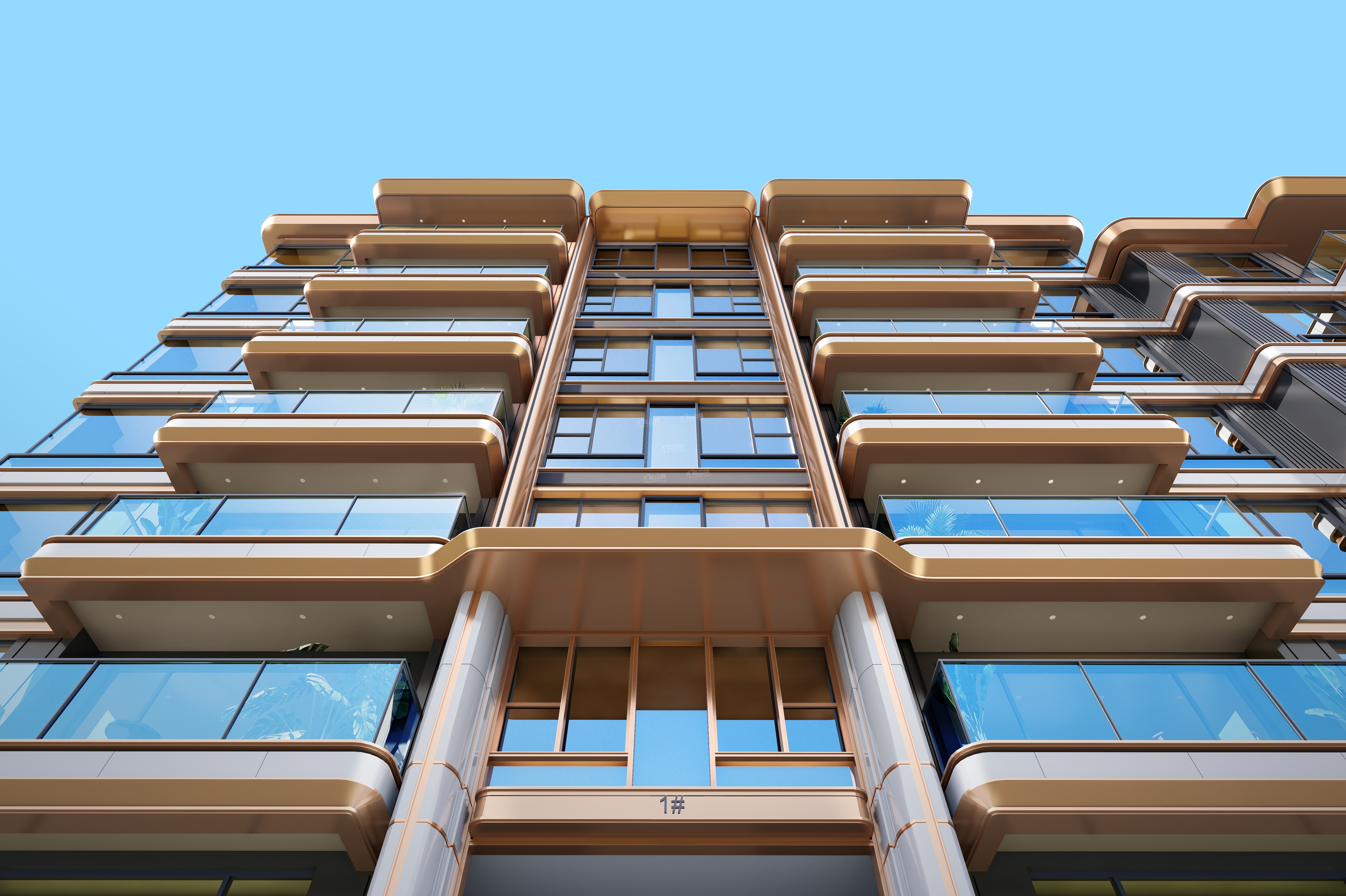 金地·梅江印效果图