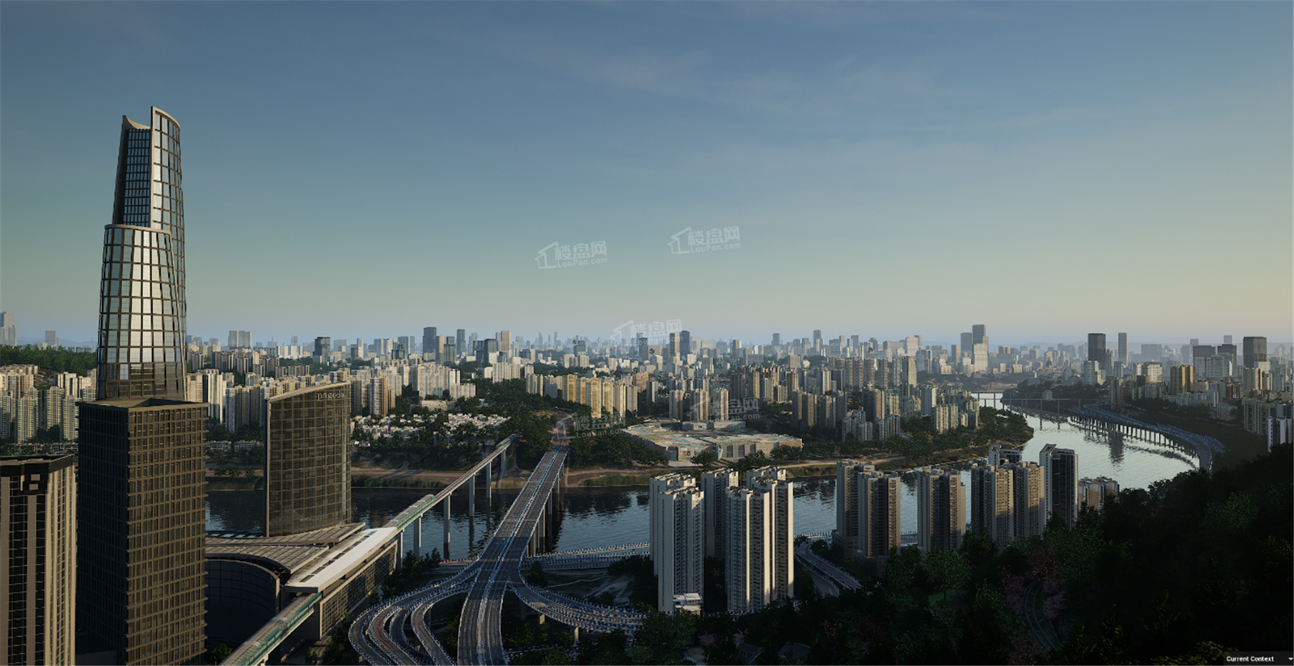 重庆见山台效果图