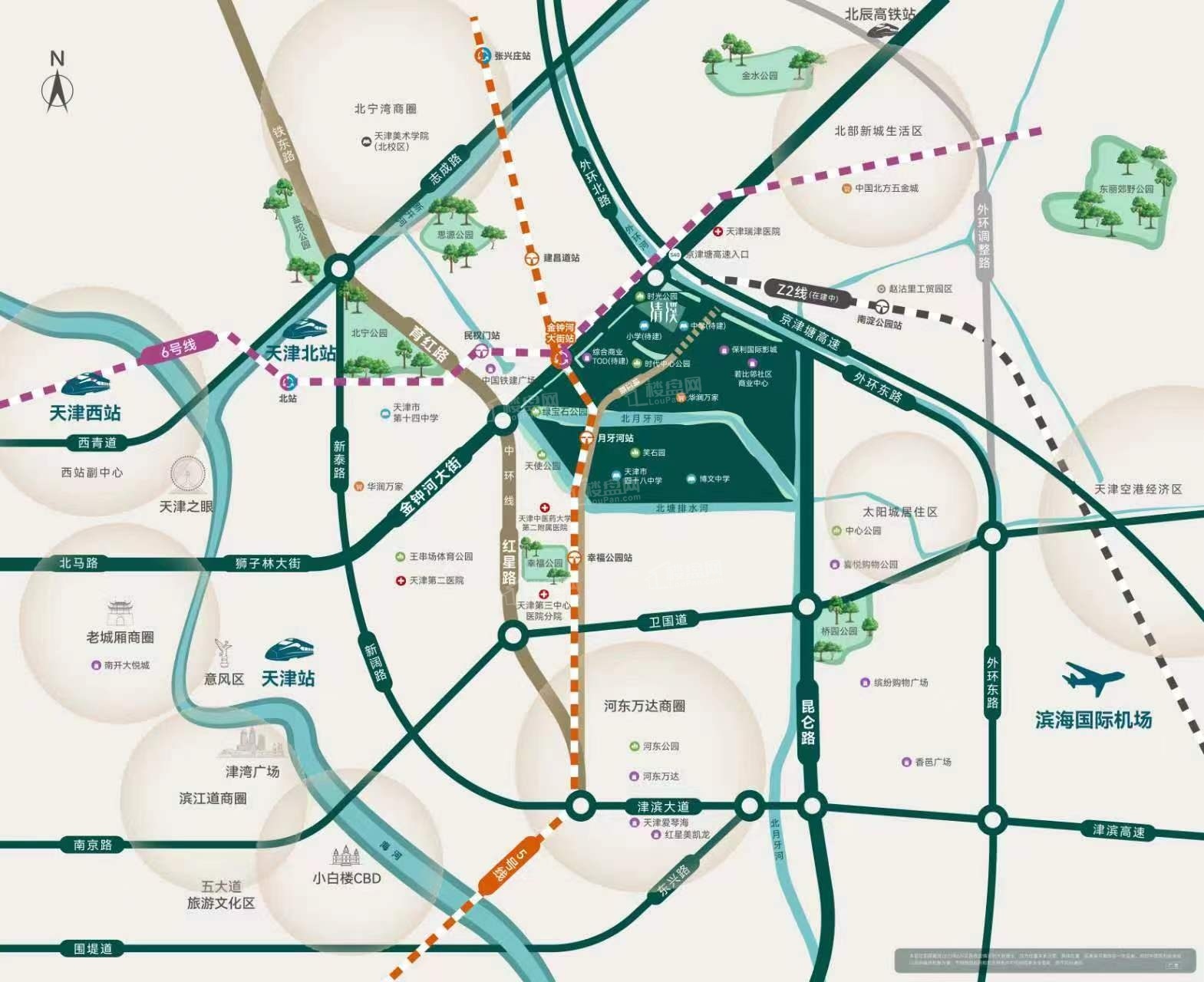 时代之城清溪园位置图