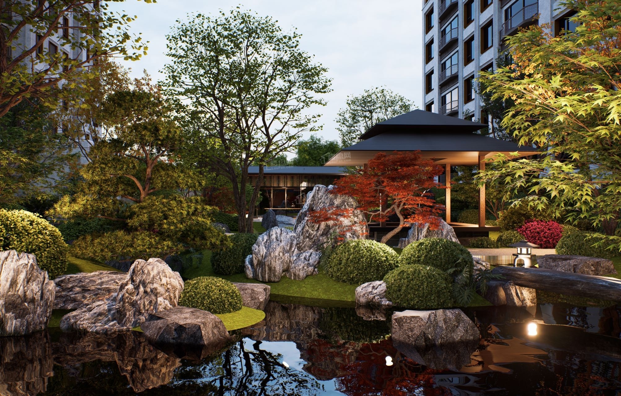 信达格调·美古花园效果图