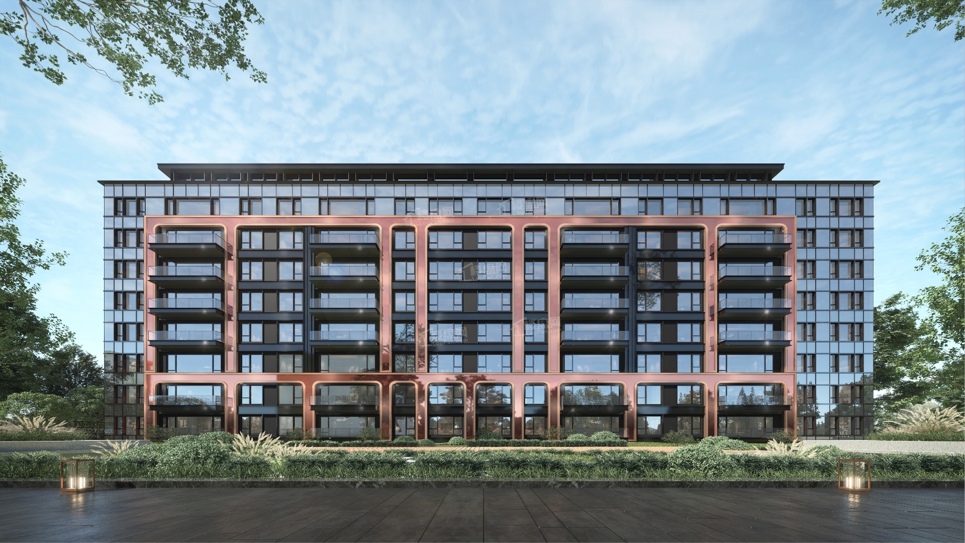 信达格调·美古花园效果图