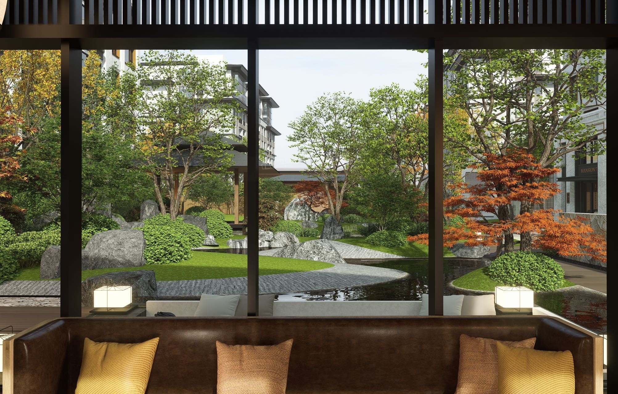 信达格调·美古花园效果图