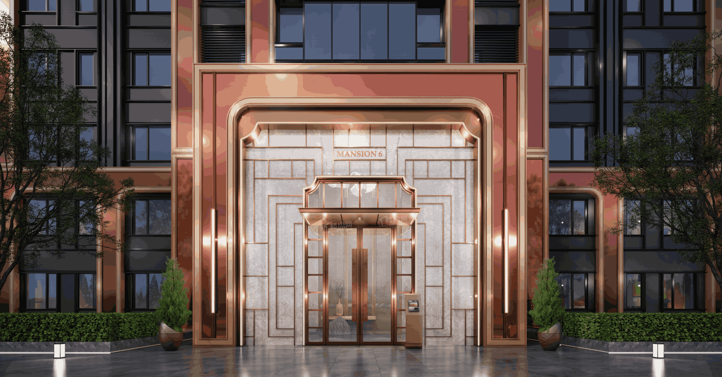 信达格调·美古花园效果图