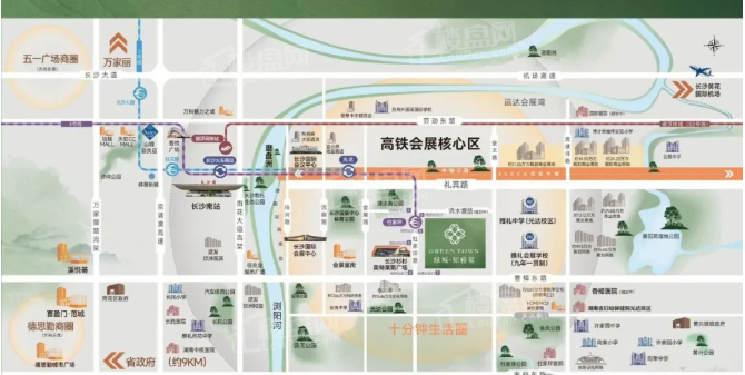 绿城知雅棠位置图