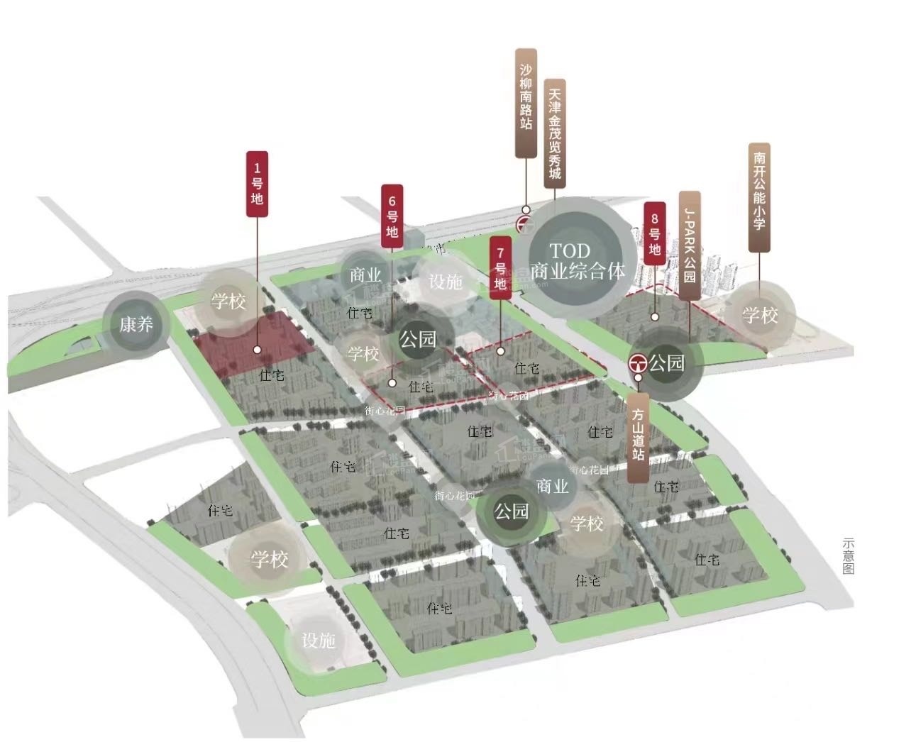 上东金茂锦棠配套图