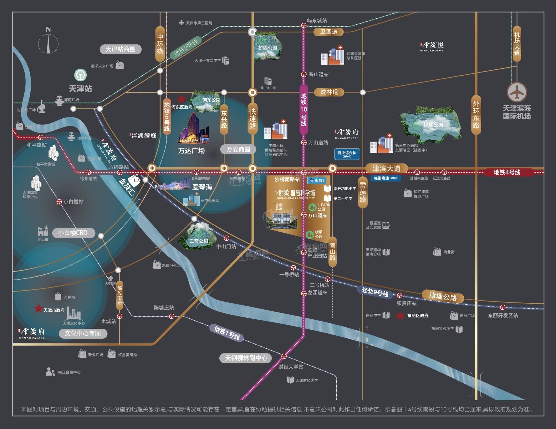 上东金茂锦棠位置图