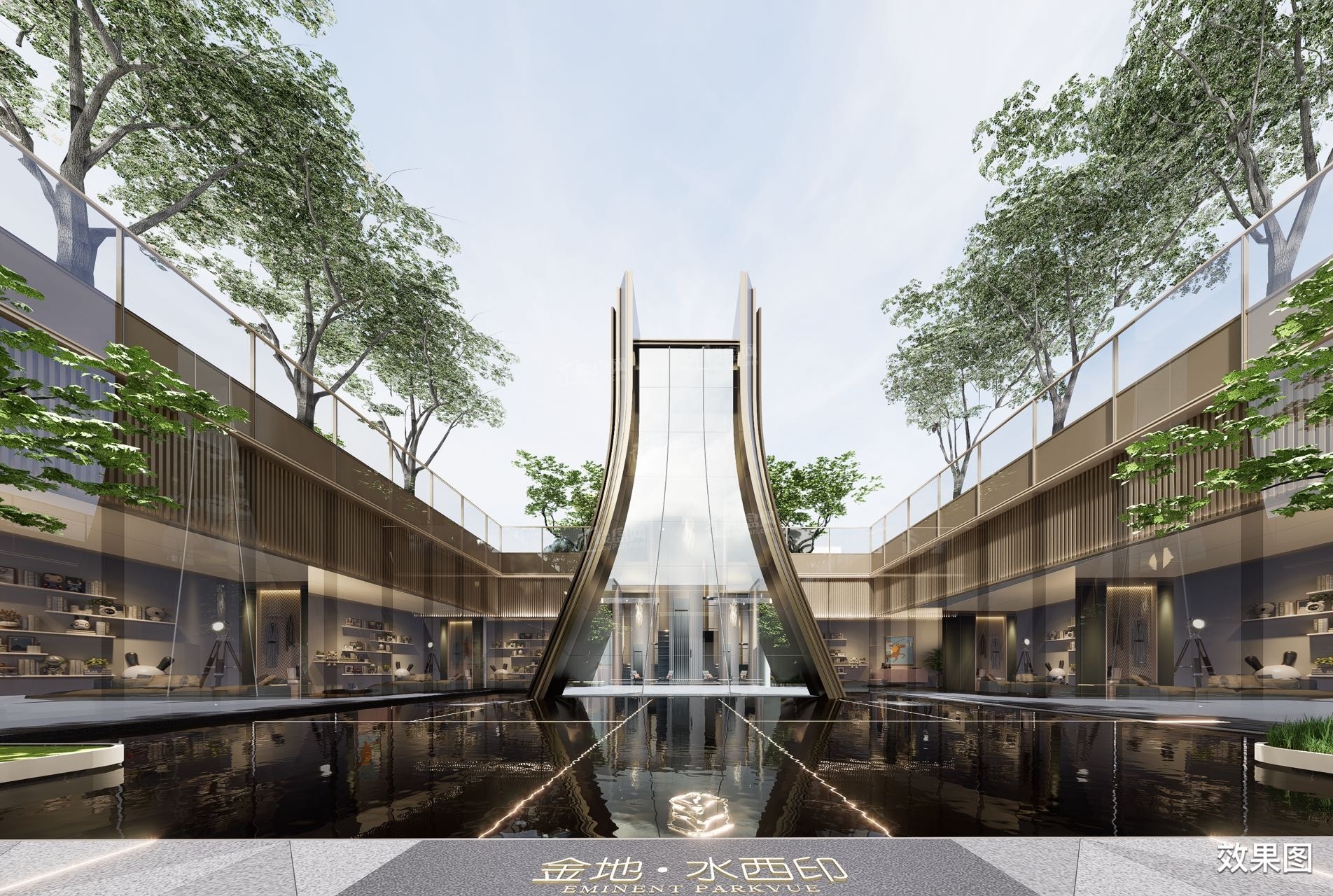 金地水西印效果图