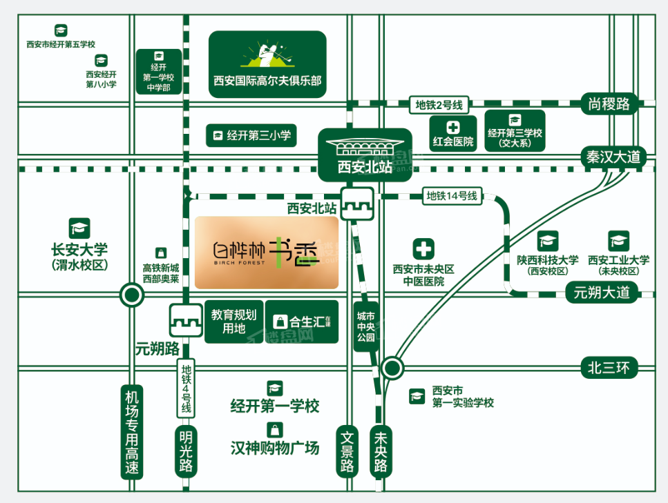 白桦林书香位置图