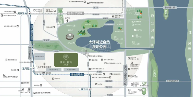 嘉宇璟琇大泽湖位置图