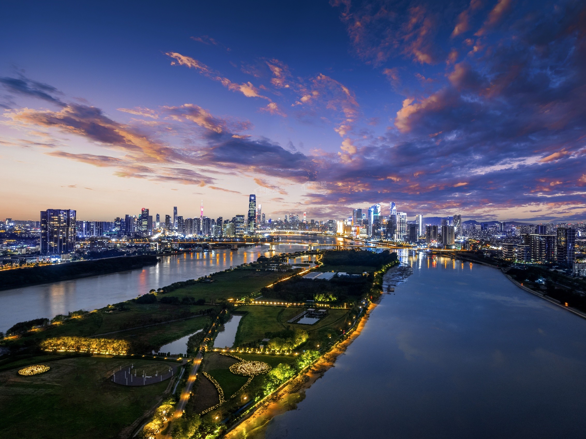 保利鱼珠岛实景图