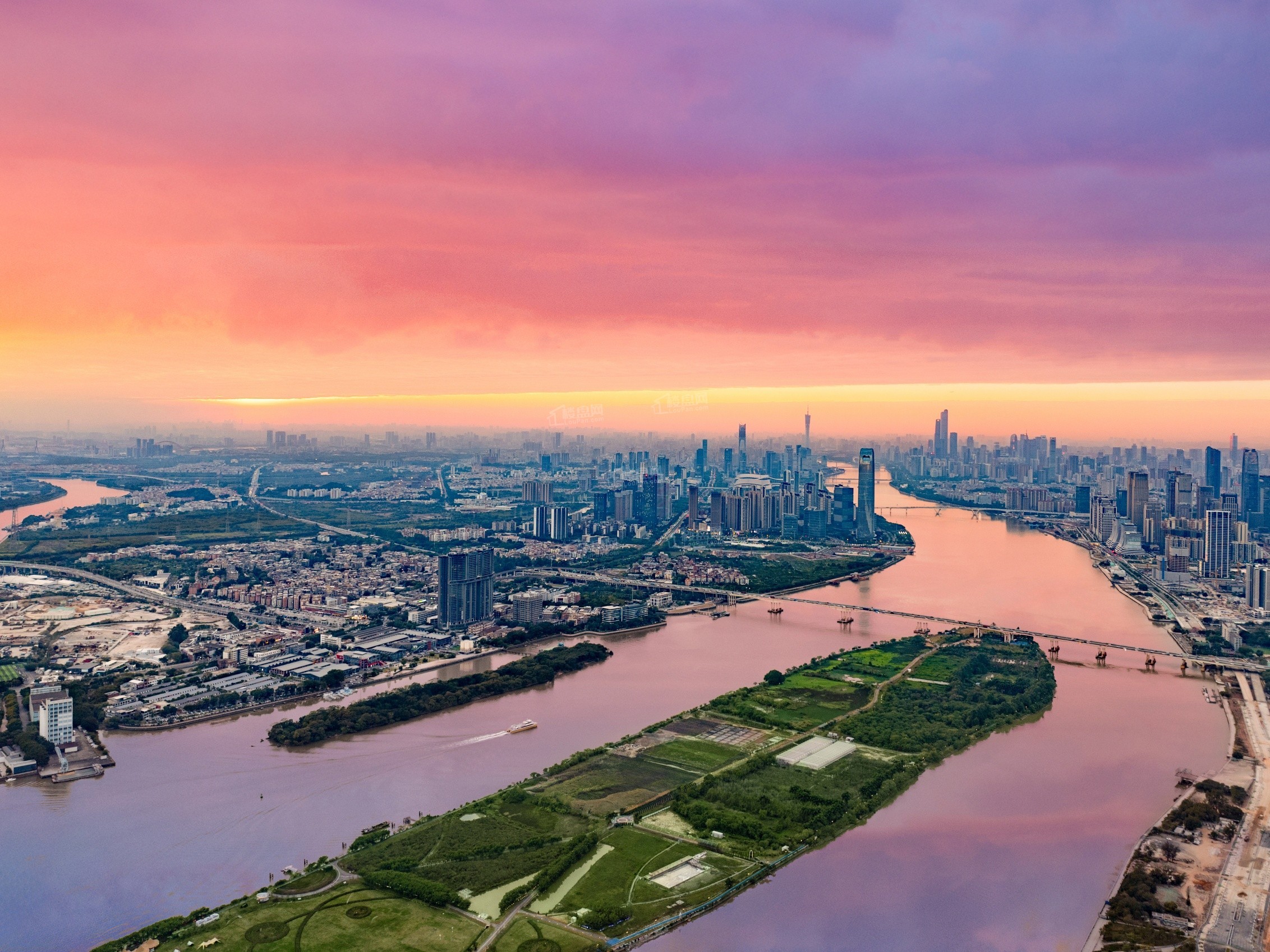 保利鱼珠岛实景图