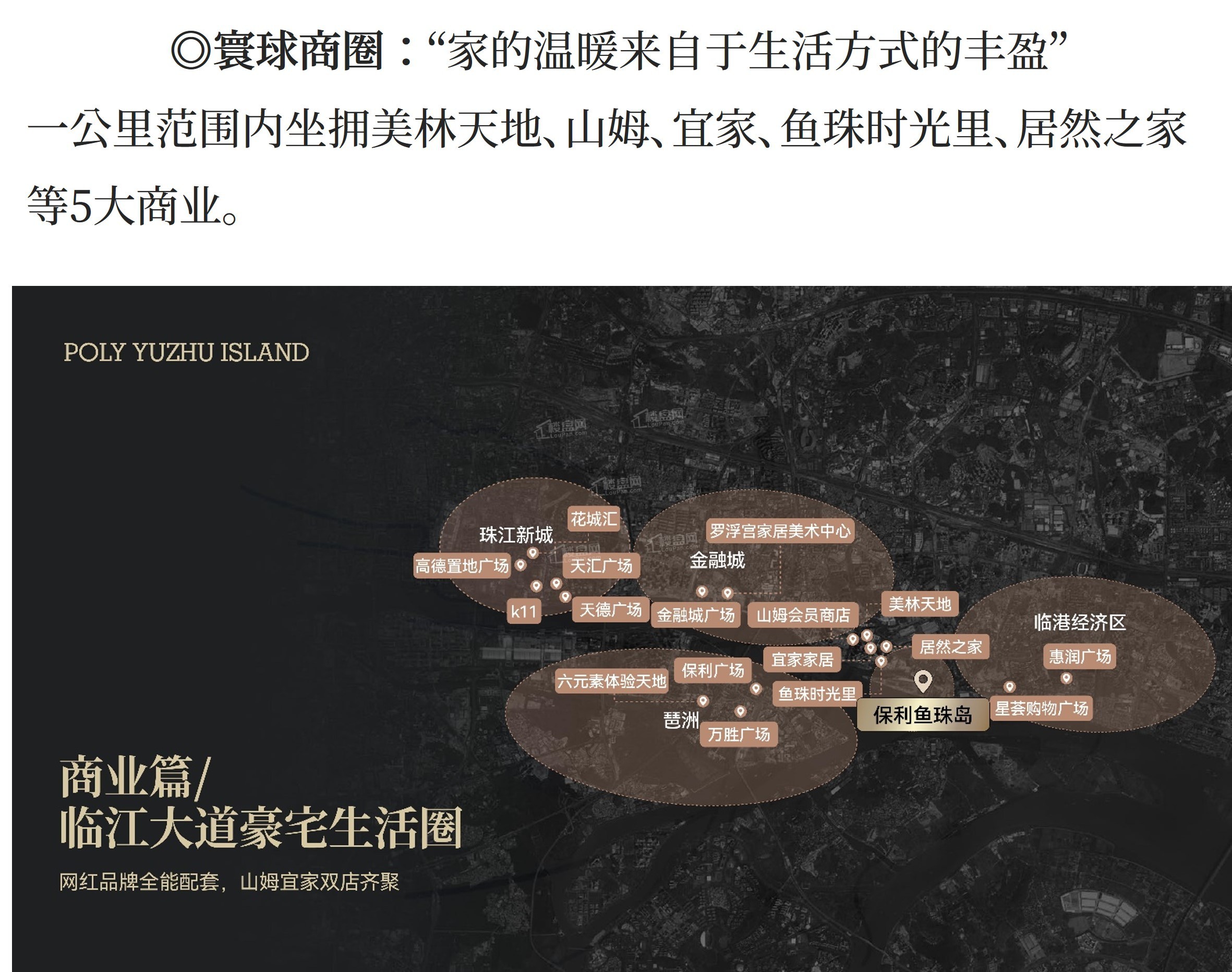 保利鱼珠岛配套图