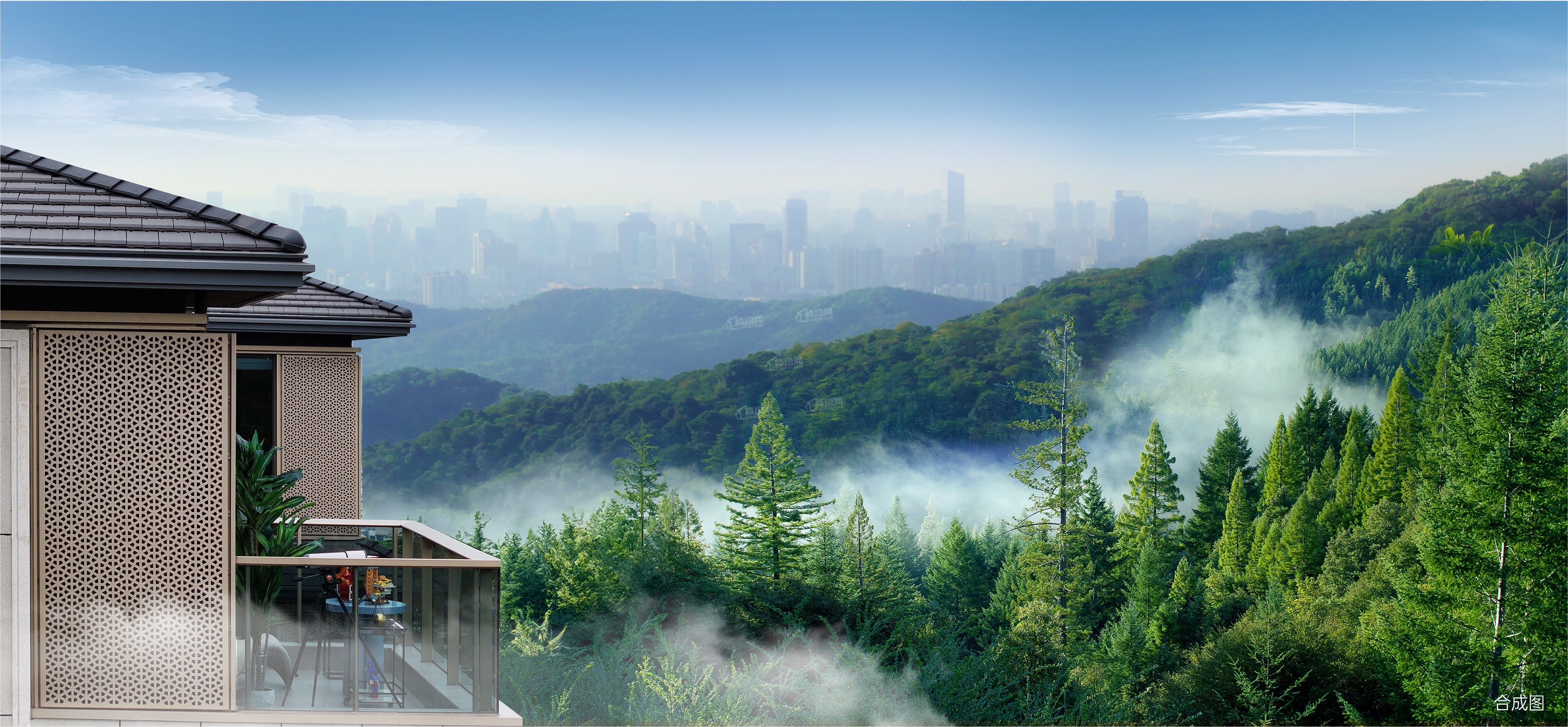 御溪臻山墅效果图