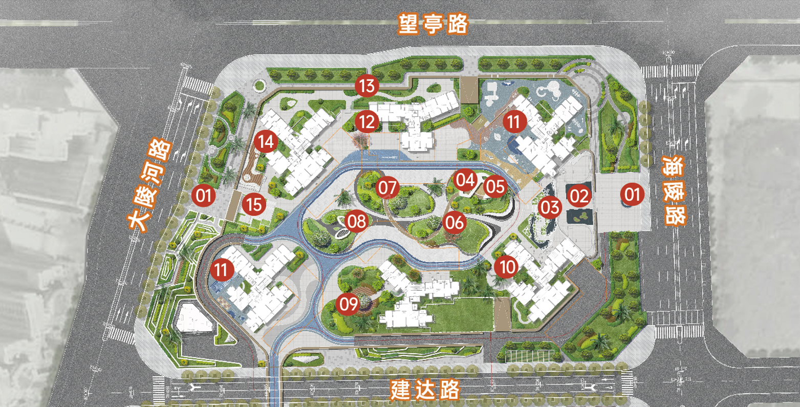 市政观璟花园效果图