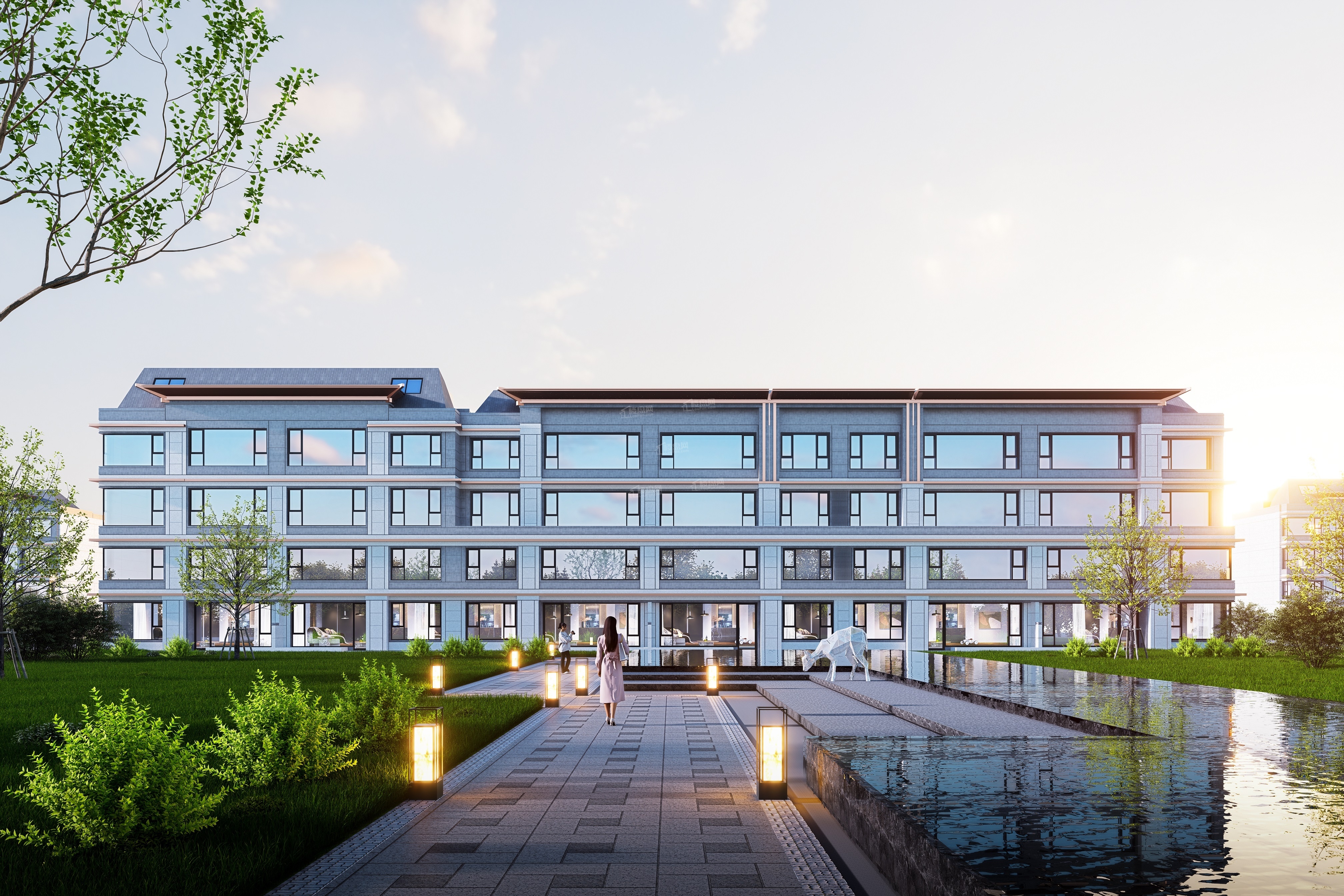 金地山川印效果图