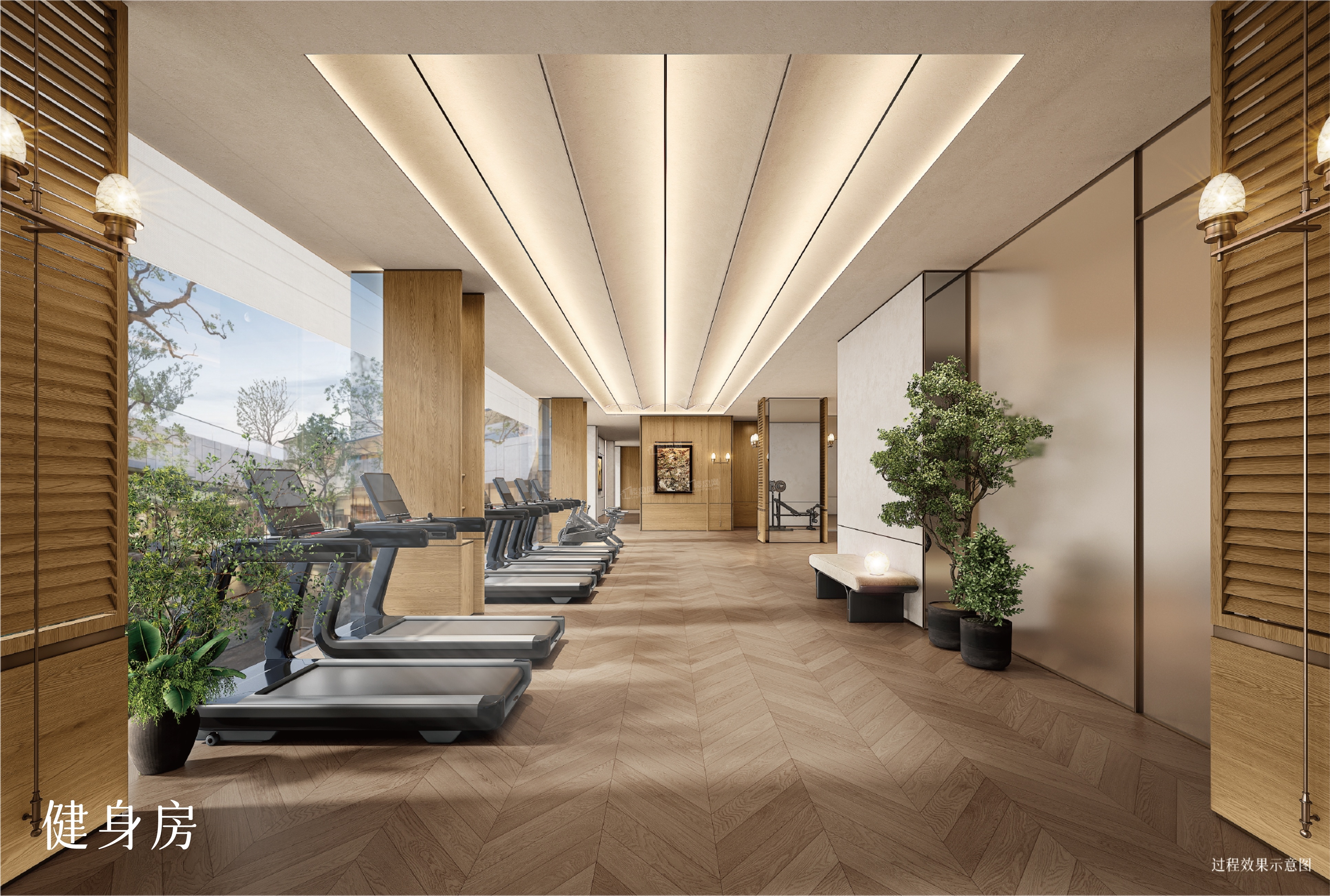 蓝城·海潮月华效果图