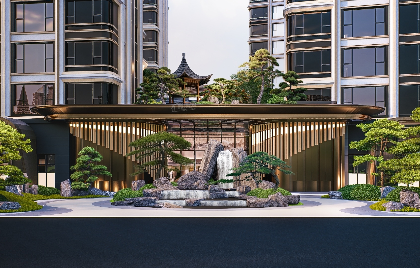 格调观槿花园效果图