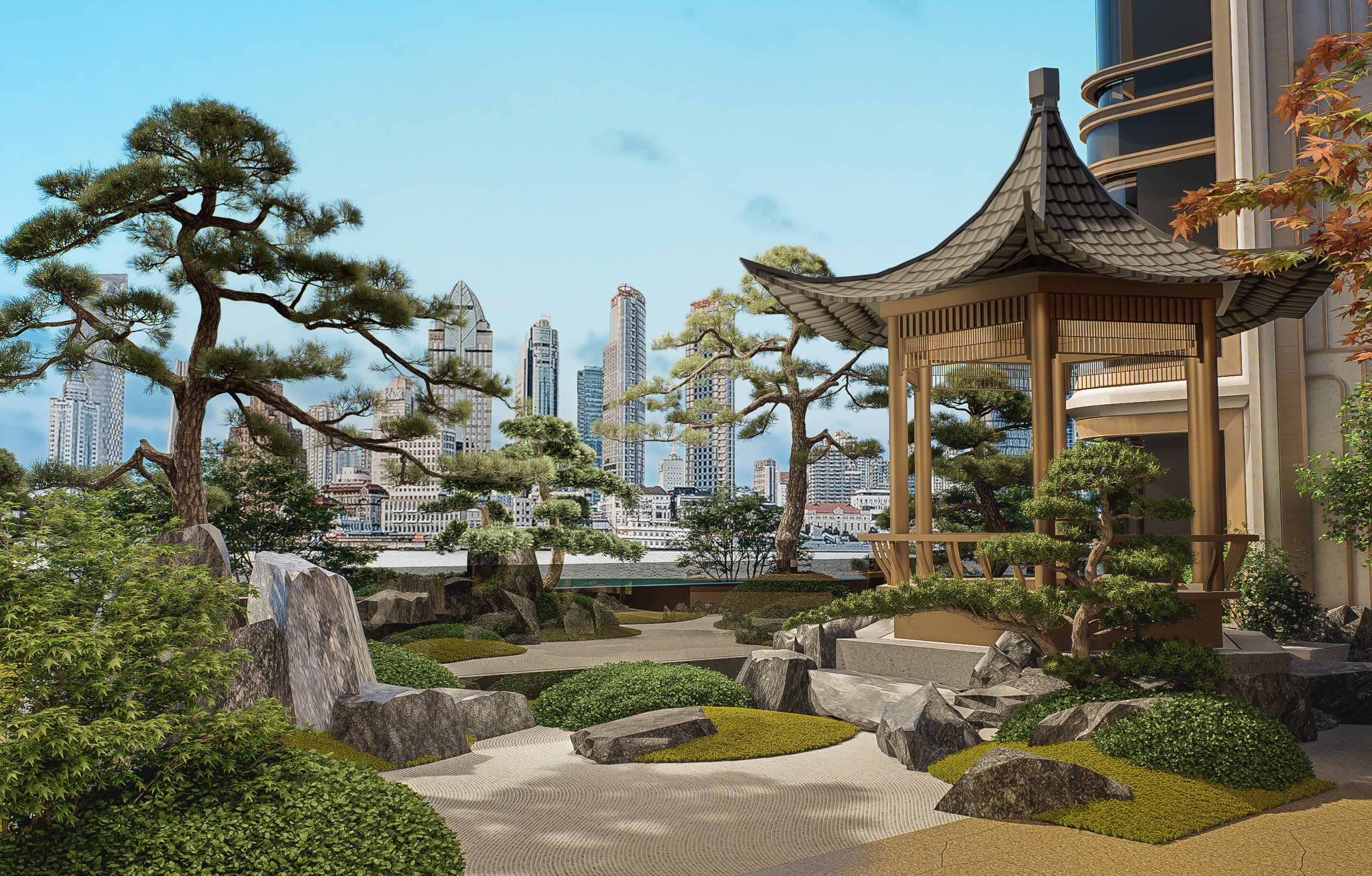 格调观槿花园效果图