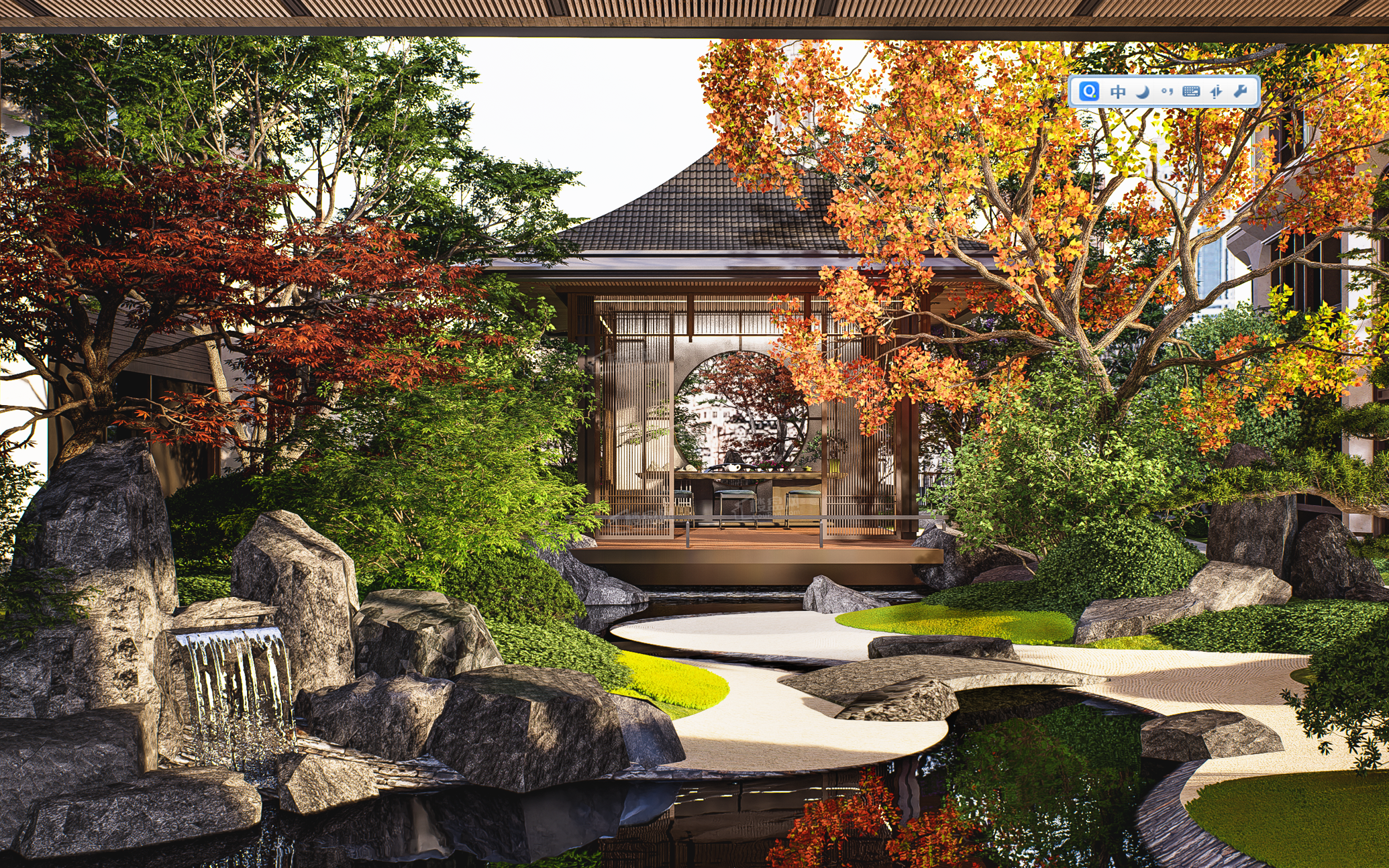 格调观槿花园效果图