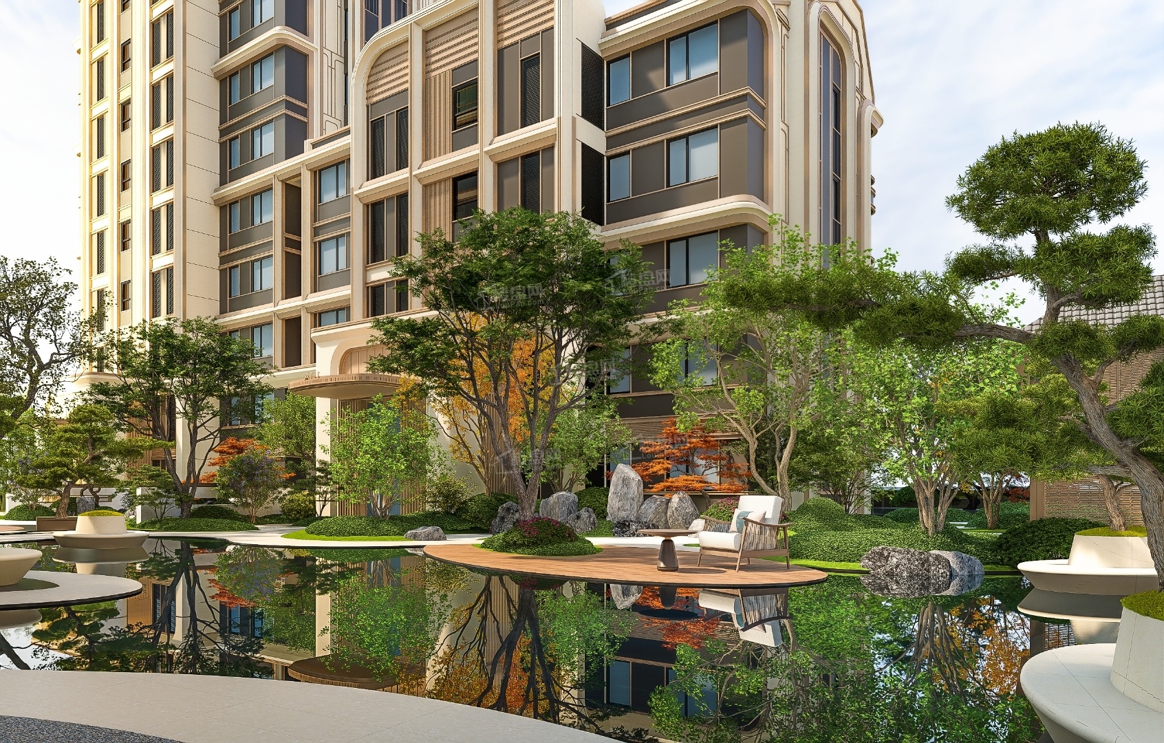 格调观槿花园效果图