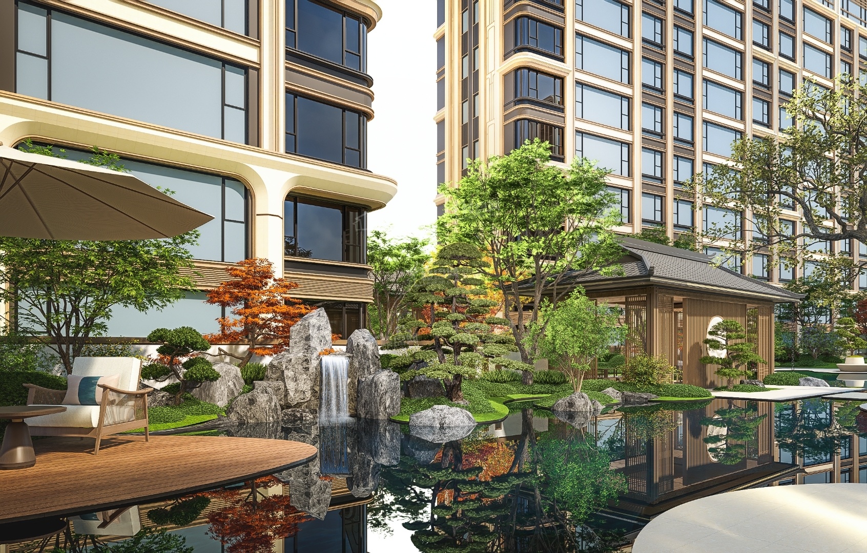 格调观槿花园效果图