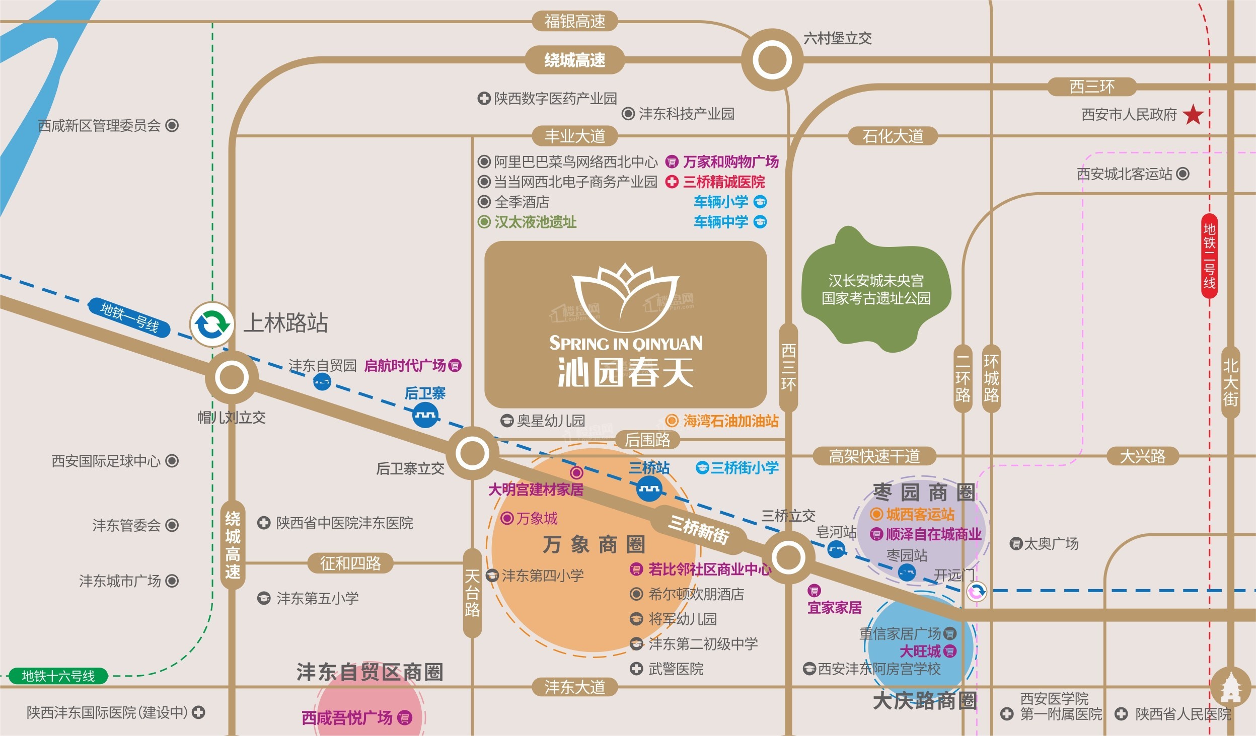 沁园春天位置图