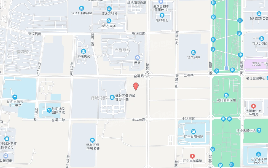 新希望·缦云府位置图